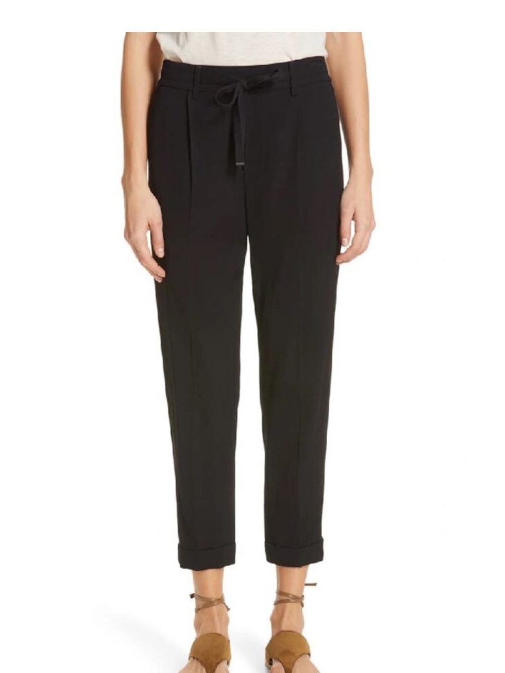 Vince Black Drawstring Trousers